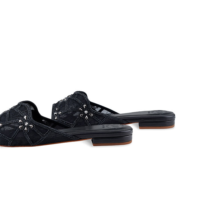 Gea Flat Sandal #color_black