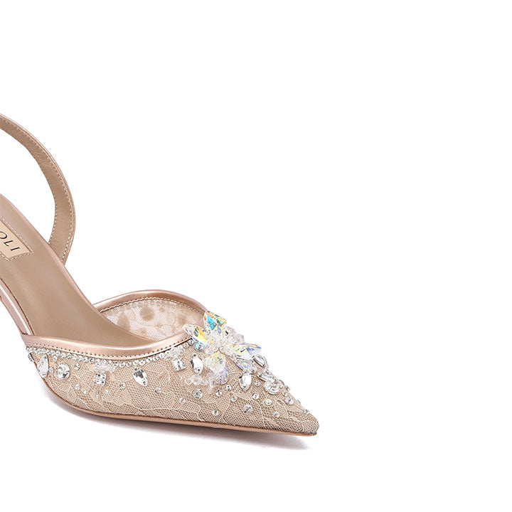 Hailee Pump #color_peach patent