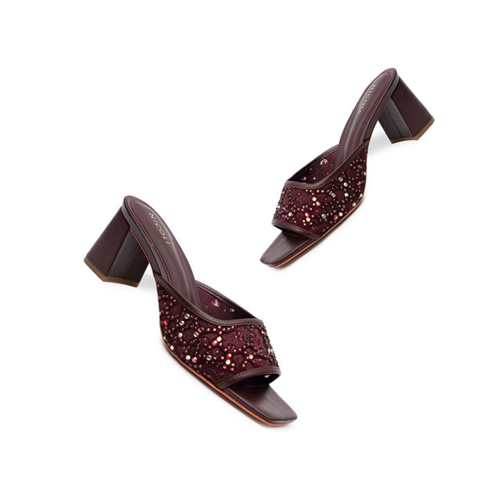 Harmony Mule #color_burgundy