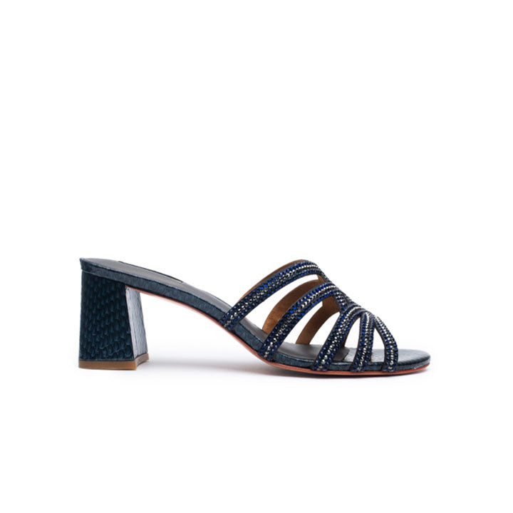 Hemera Luxury Mule #color_navy blue