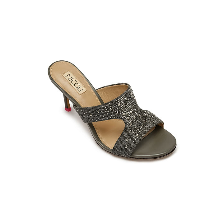 Janick Luxury Embellished High Heel Sandal