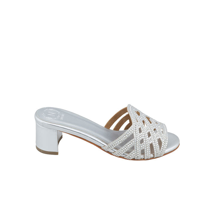 Javier Box Heel #color_silver