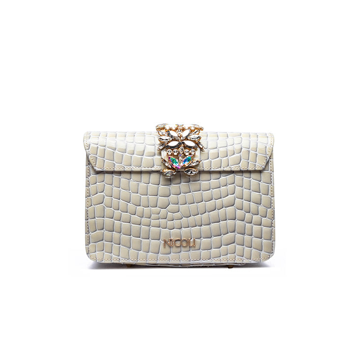 Kameryn Evening Bag #color_ivory croco