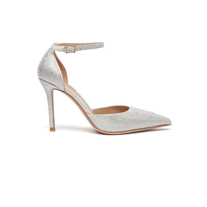 Kodee Luxury Embellished Pump Heel Sandal