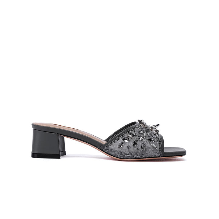 Kirk Nicoli Luxury Mule #color_grey