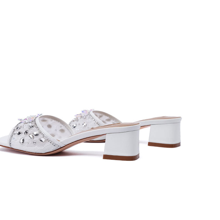 Kirk Nicoli Luxury Mule #color_white