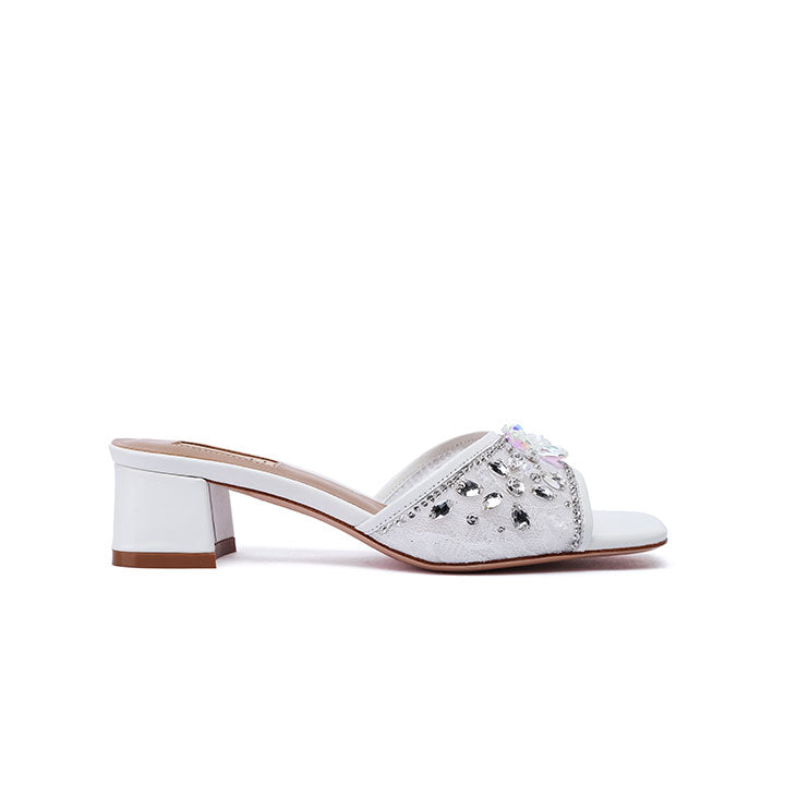 Kirk Nicoli Luxury Mule #color_white