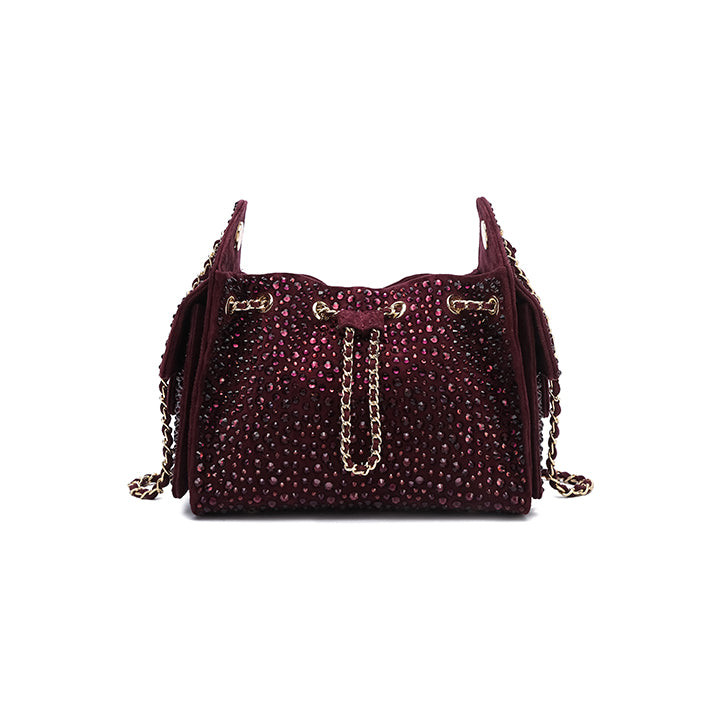 Kysa Evening Bag #color_maroon