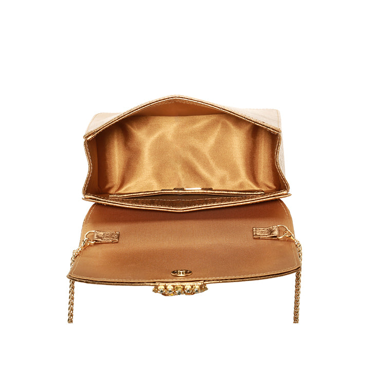 Kameryn Evening Bag #color_brown snake