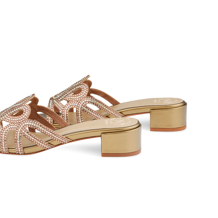 Lidia  Box Heel #color_bronze patent