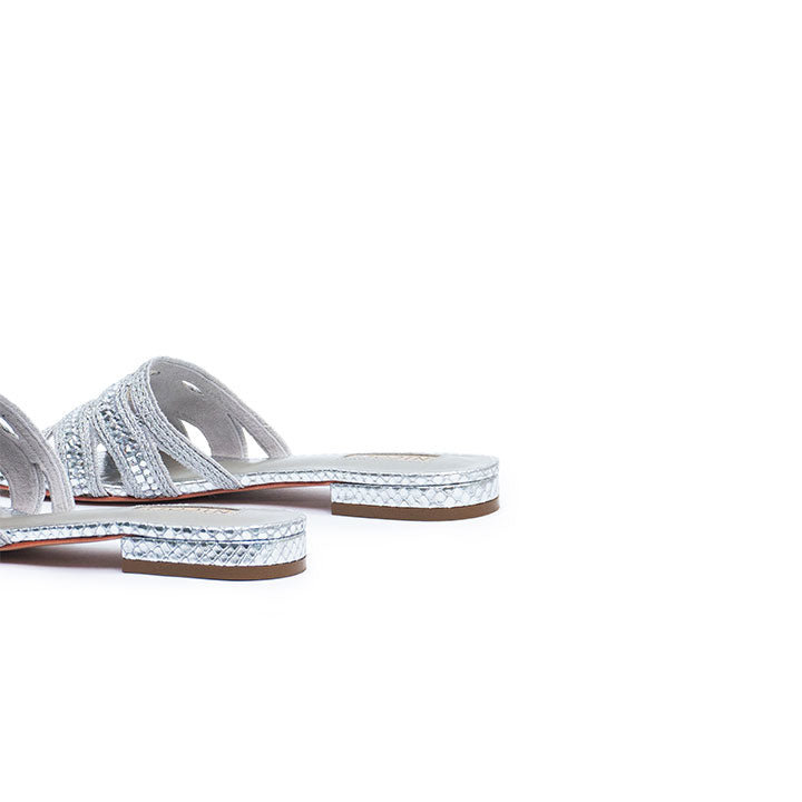 Lizea Flat Sandal #color_silver