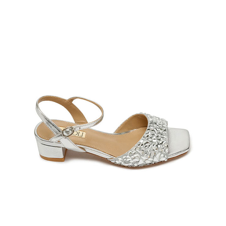 Lucia  Mini Sandal #color_silver