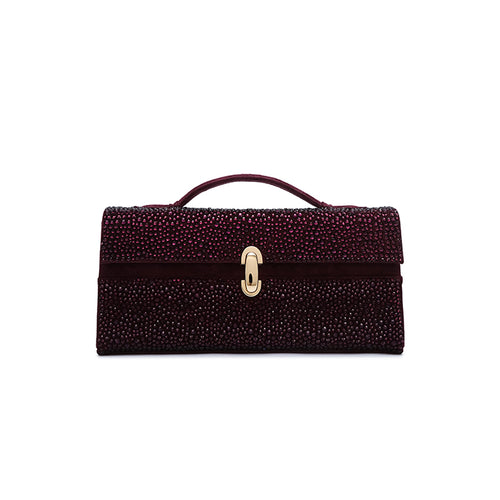 Lulwa Evening Bag #color_maroon