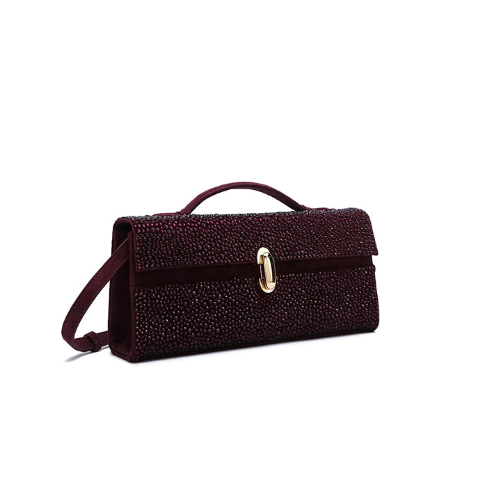 Lulwa Evening Bag #color_maroon