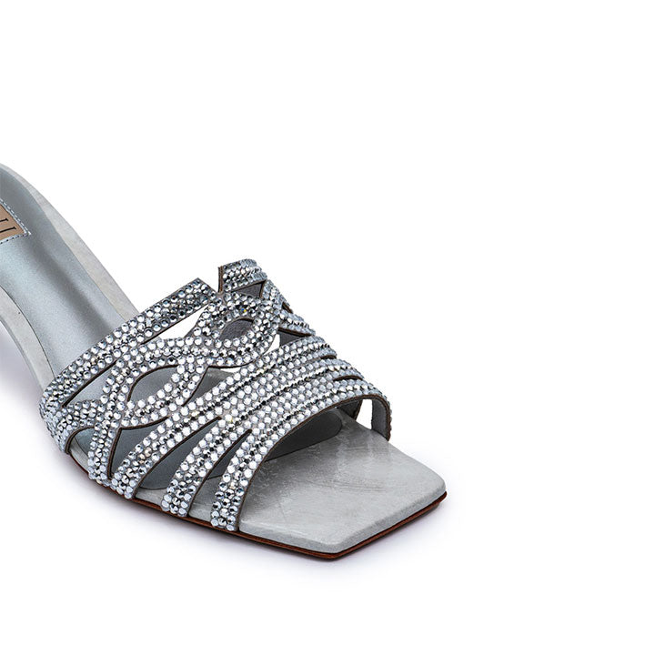 Malani Luxury Mule #color_silver