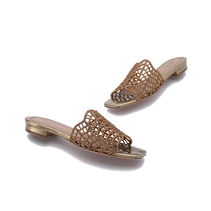 Mariano Flat Sandal #color_bronze