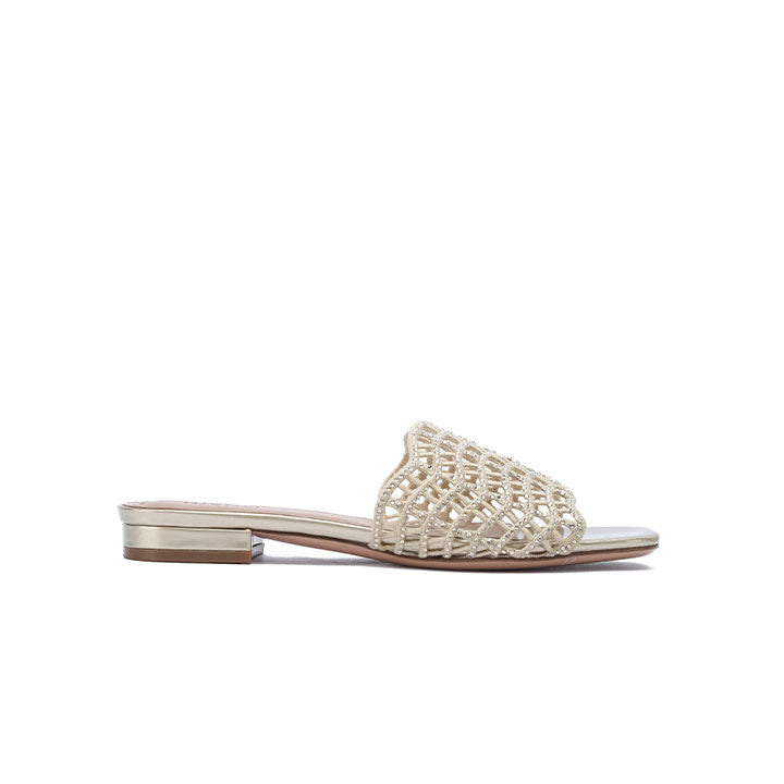 Mariano Flat Sandal #color_gold