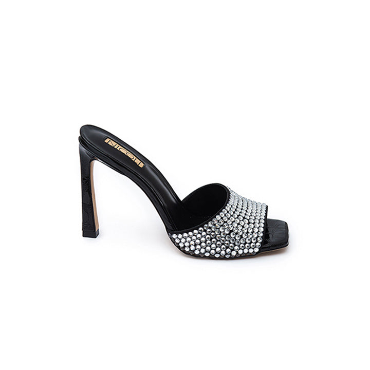 Nicoli Luxury Mule #color_black