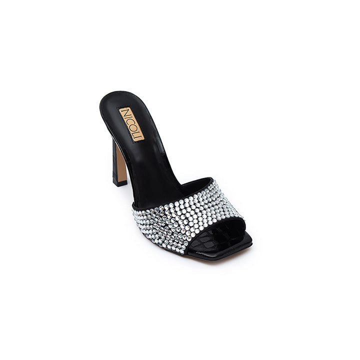 Nicoli Luxury Mule #color_black