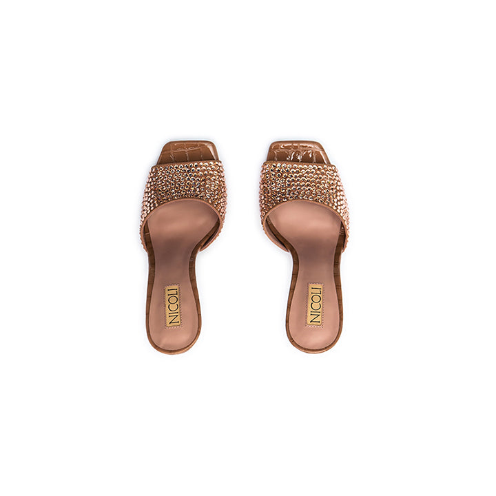 Nicoli Luxury Mule #color_Peach