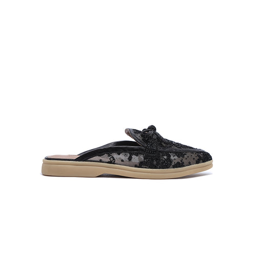Marvia Flat Sandal #color_black