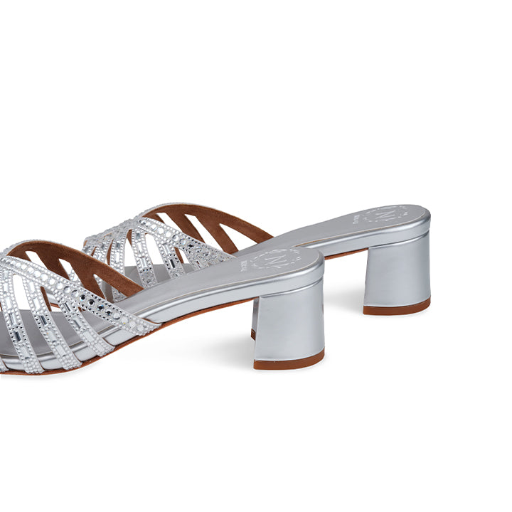 Melya Box Heel #color_silver
