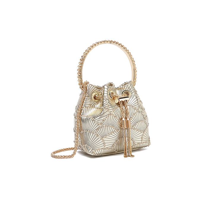 Valencia Bucket Bag #color_gold