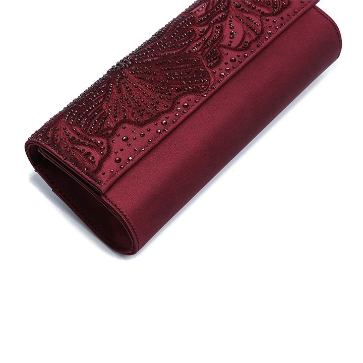 Ornate Clutch Bag #color_maroon