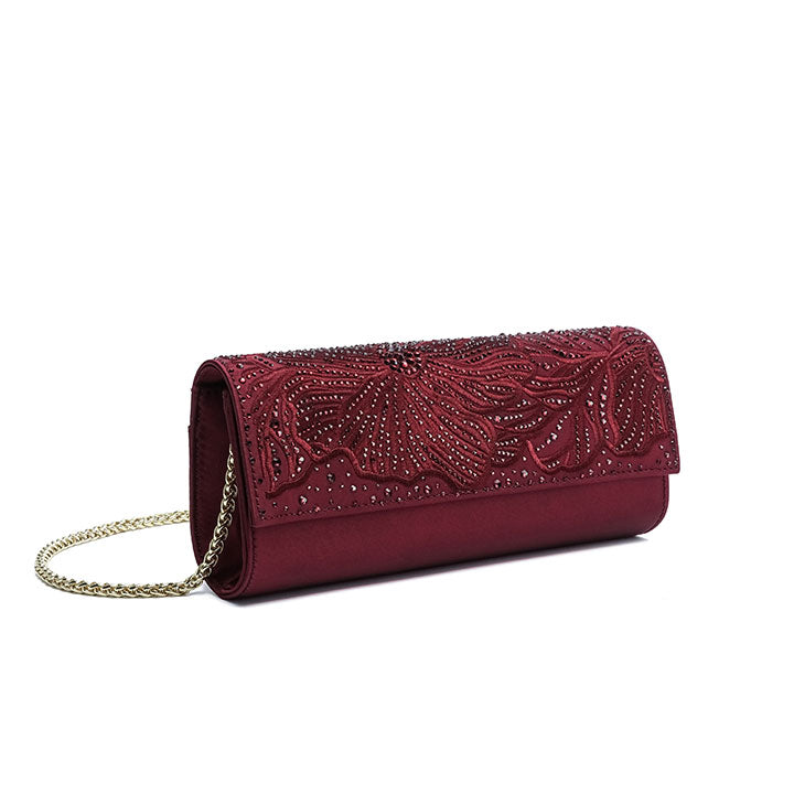 Ornate Clutch Bag #color_maroon