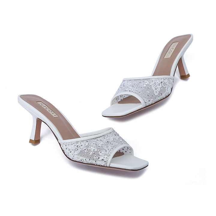 Orsa Nicoli Luxury Embellished #color_white