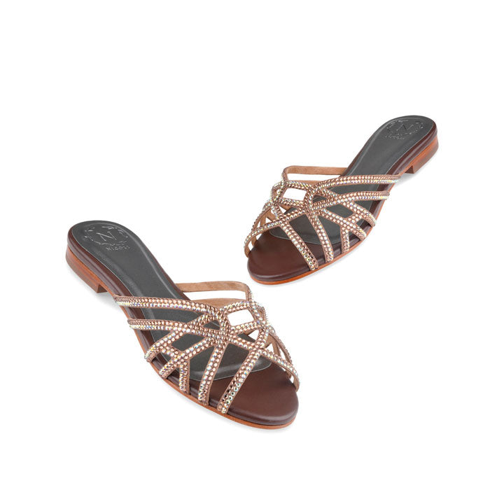 Pasqelina  Flats #color_brown