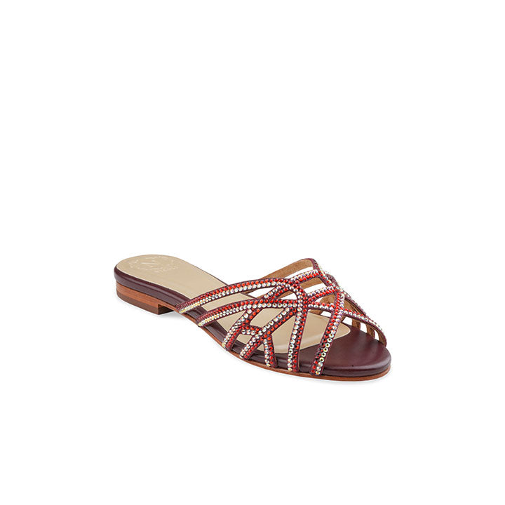 Pasqelina  Flats #color_maroon