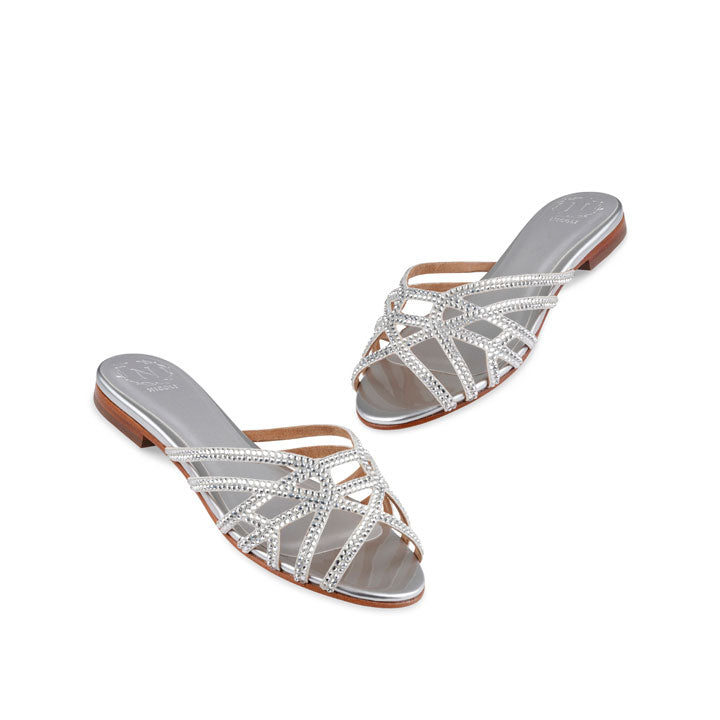 Pasqelina  Flats #color_silver patent