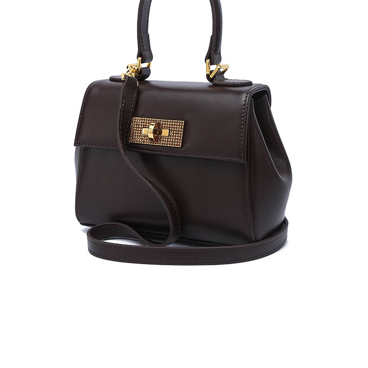 Qamar Evening Bag #color_brown
