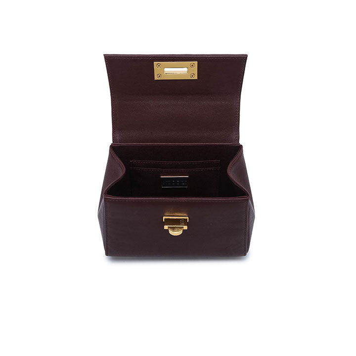 Qamar Evening Bag #color_maroon