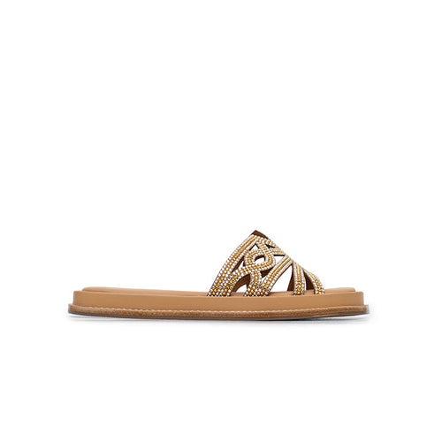Quidel Flat Sandal #color_beige