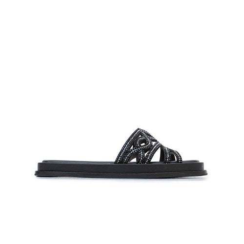 Quidel Flat Sandal #color_black