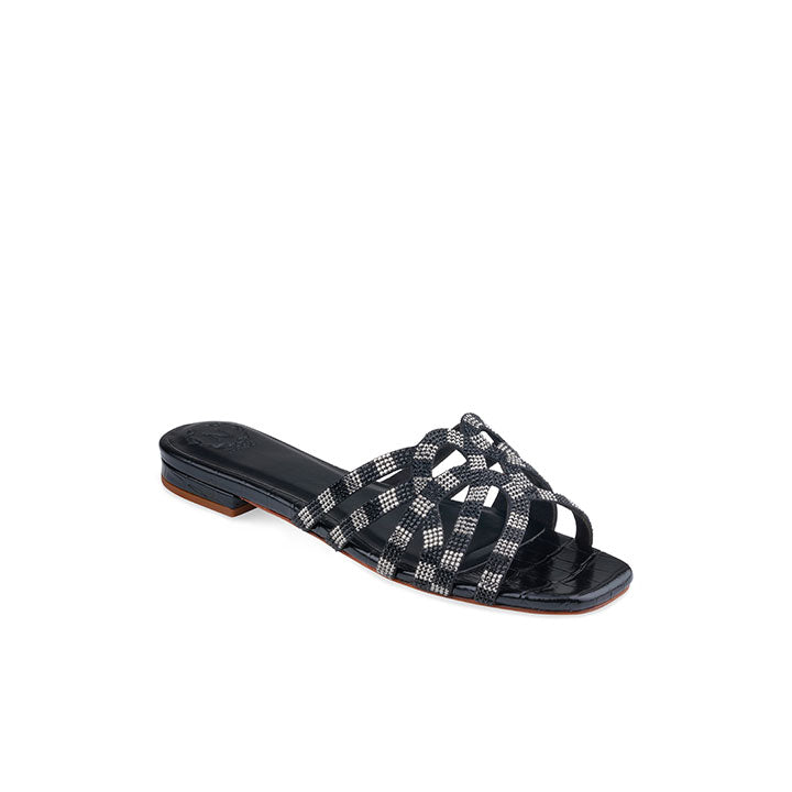 Quigley Flat Sandal #color_black