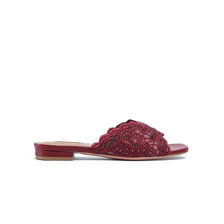 Quirin Nicoli Luxury Embellished #color_maroon
