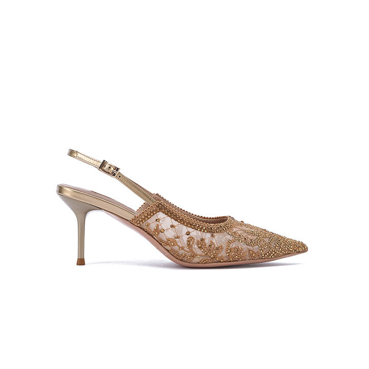 Rebekah Nicoli Luxury Embellished #color_bronze patent