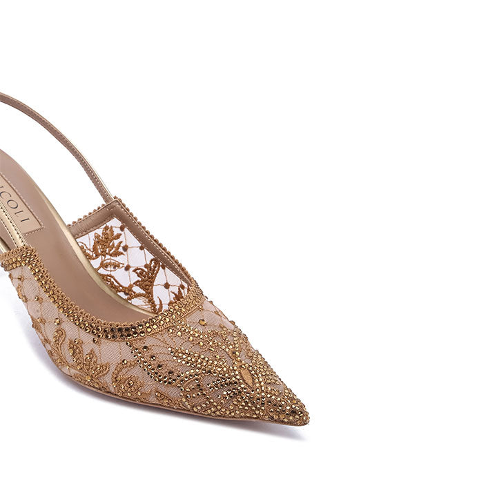 Rebekah Nicoli Luxury Embellished #color_bronze patent