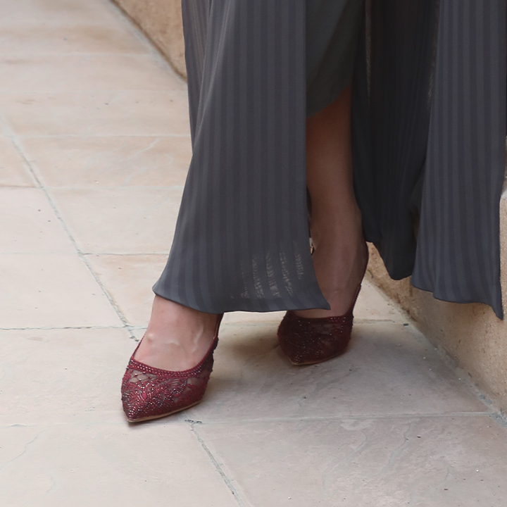 Rebekah Nicoli Luxury Embellished #color_maroon