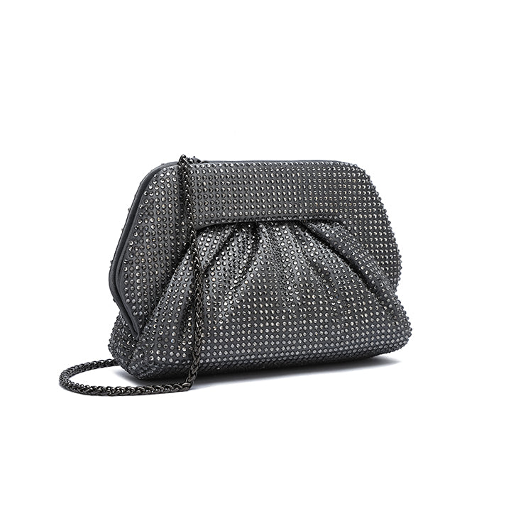 Rozena Evening Bag #color_gunmetal