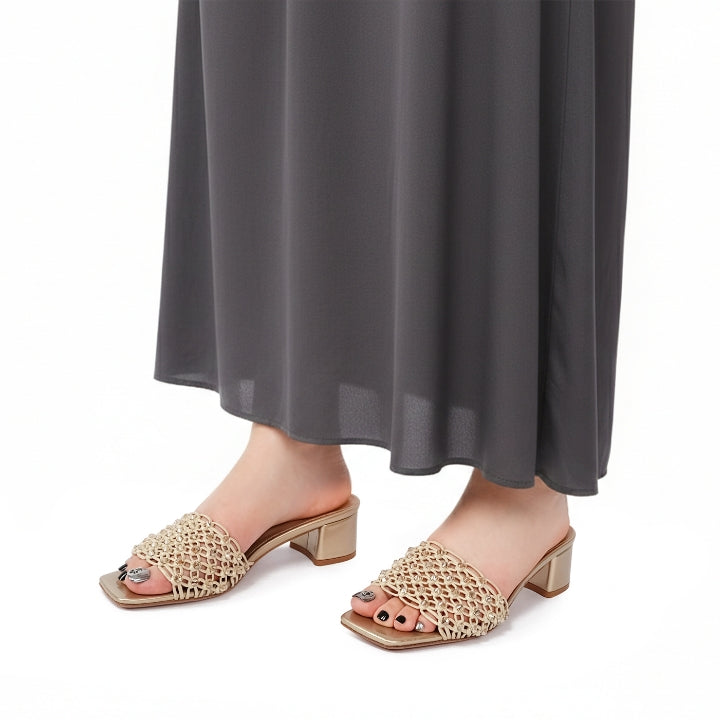 Serin Box Heel #color_gold