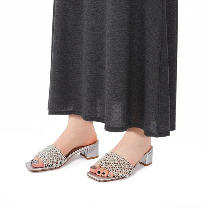 Serin Box Heel #color_silver