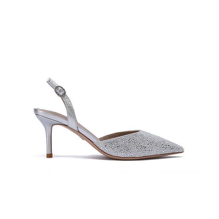 Seyfried Nicoli Luxury Embellished #color_silver patent