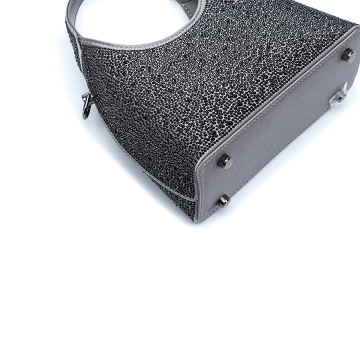 Shimmera Evening Bag #color_gunmetal