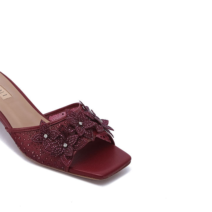 Sorrel Luxury Mule #color_maroon