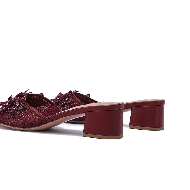 Sorrel Luxury Mule #color_maroon