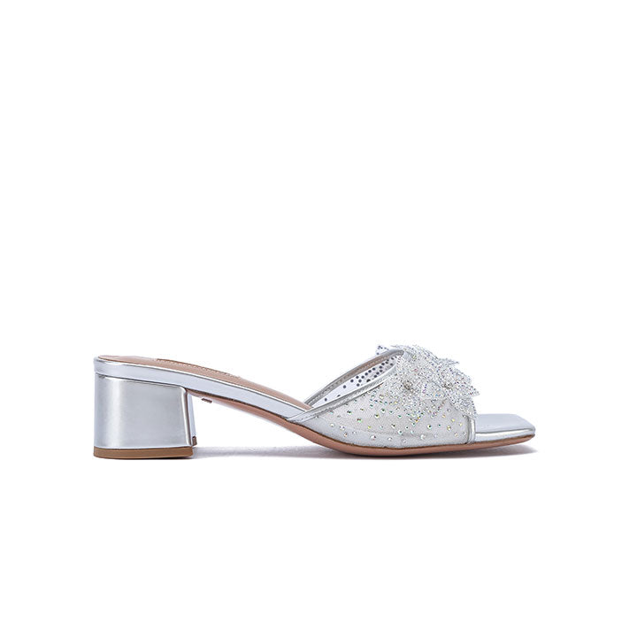 Sorrel Luxury Mule #color_silver patent
